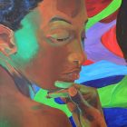 Le Soir. Allégorie de l'Afrique. Fleuve | Maria Lvova | NoBorder Art Gallery