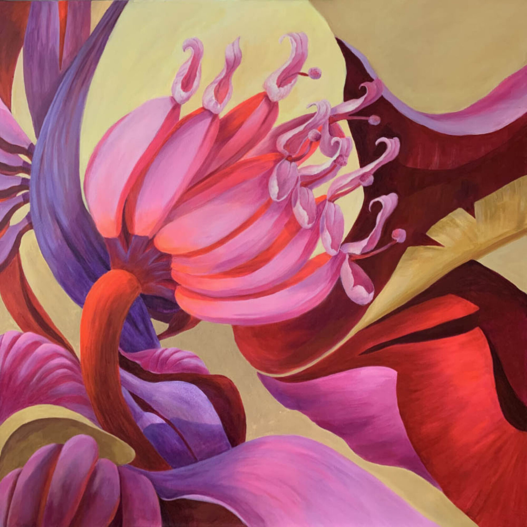 Sa majesté la fleur de bananier 2 | Maria Lvova | NoBorder Art Gallery