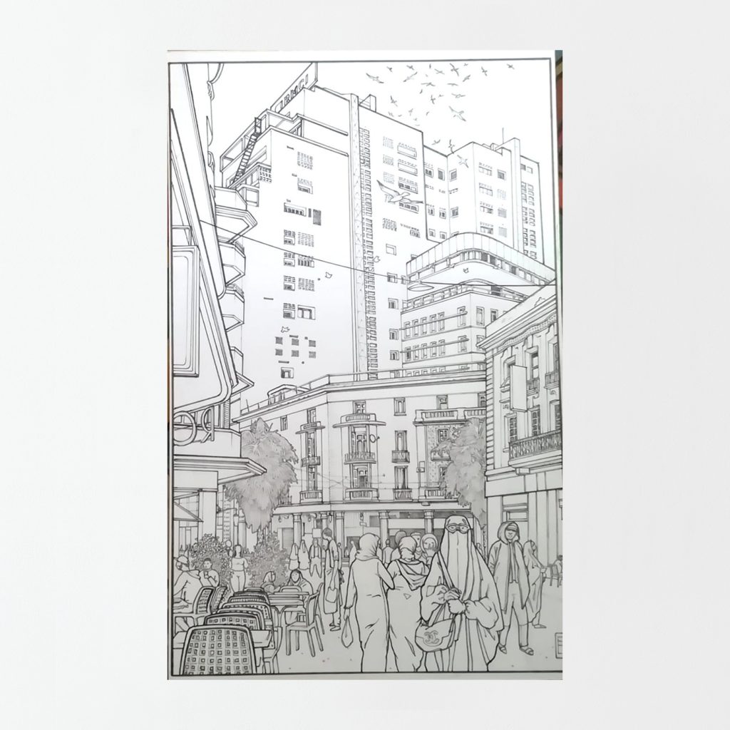 Rue Aristide Briand Casablanca | Éric Chevaleyre | NoBorder Art Gallery